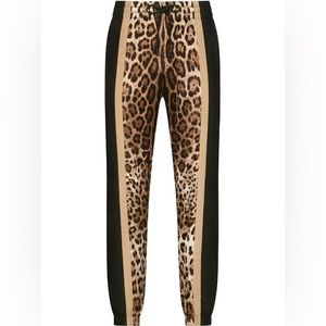 Dolce & Gabbana Leopard Print Track Pant